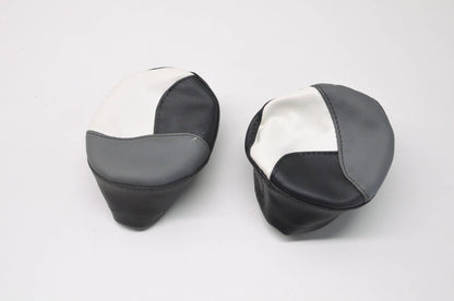 Yamaha Banshee/Warrior Black White Gray Headlight Cover Qty 2 NOS