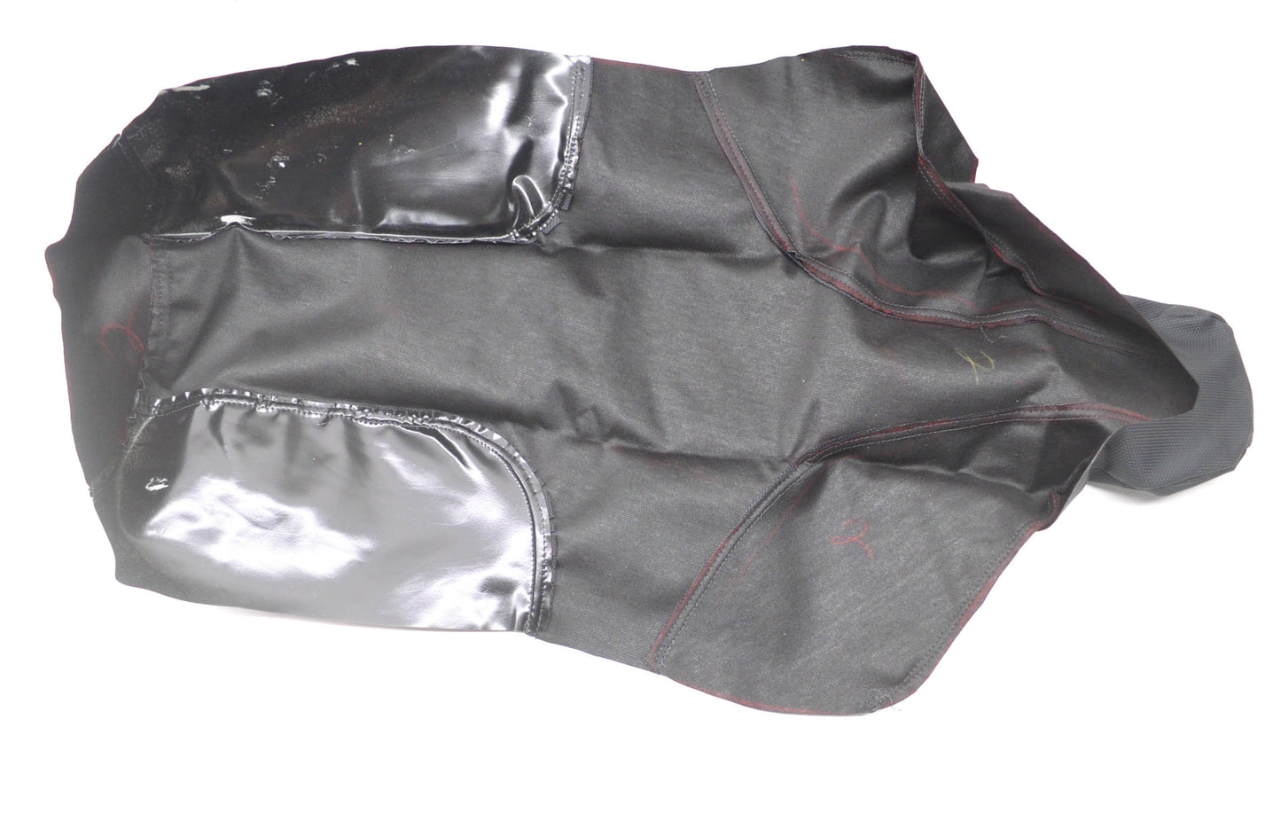 Verde Powersports Yamaha TW200 Black w/ Red Flames Seat Cover NOS