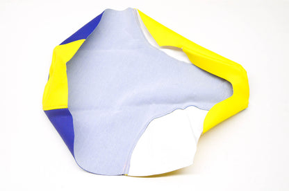 New Verde Powersports Suzuki LT50 Blue Yellow Seat Cover NOS