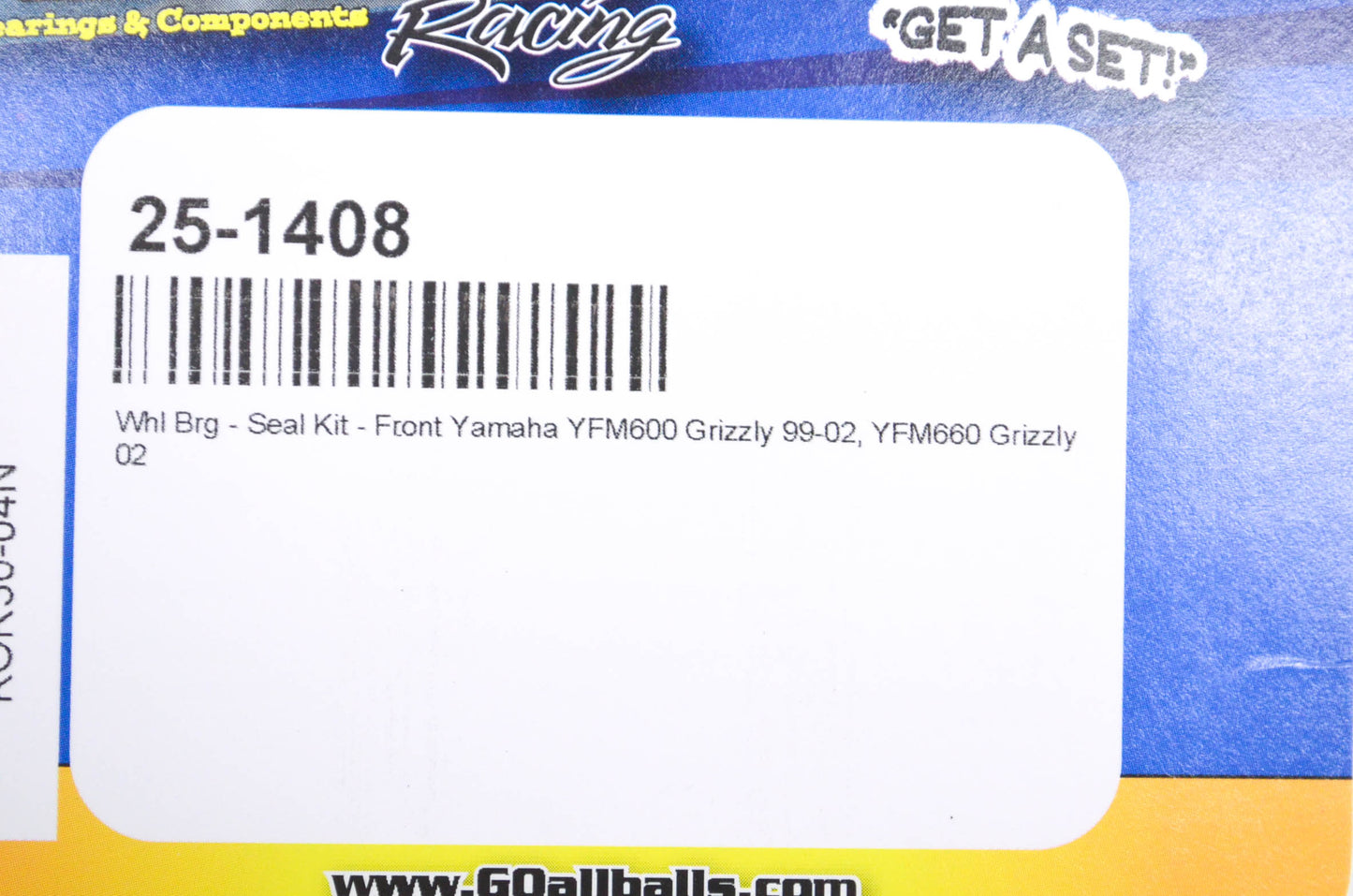 All Balls 25-1408, 30-5518 Yamaha Front Wheel Bearing Seal Kit NOS