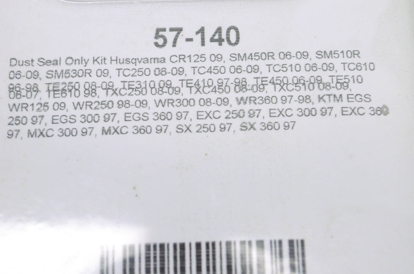 All Balls 57-140 Dust Seal Kit NOS