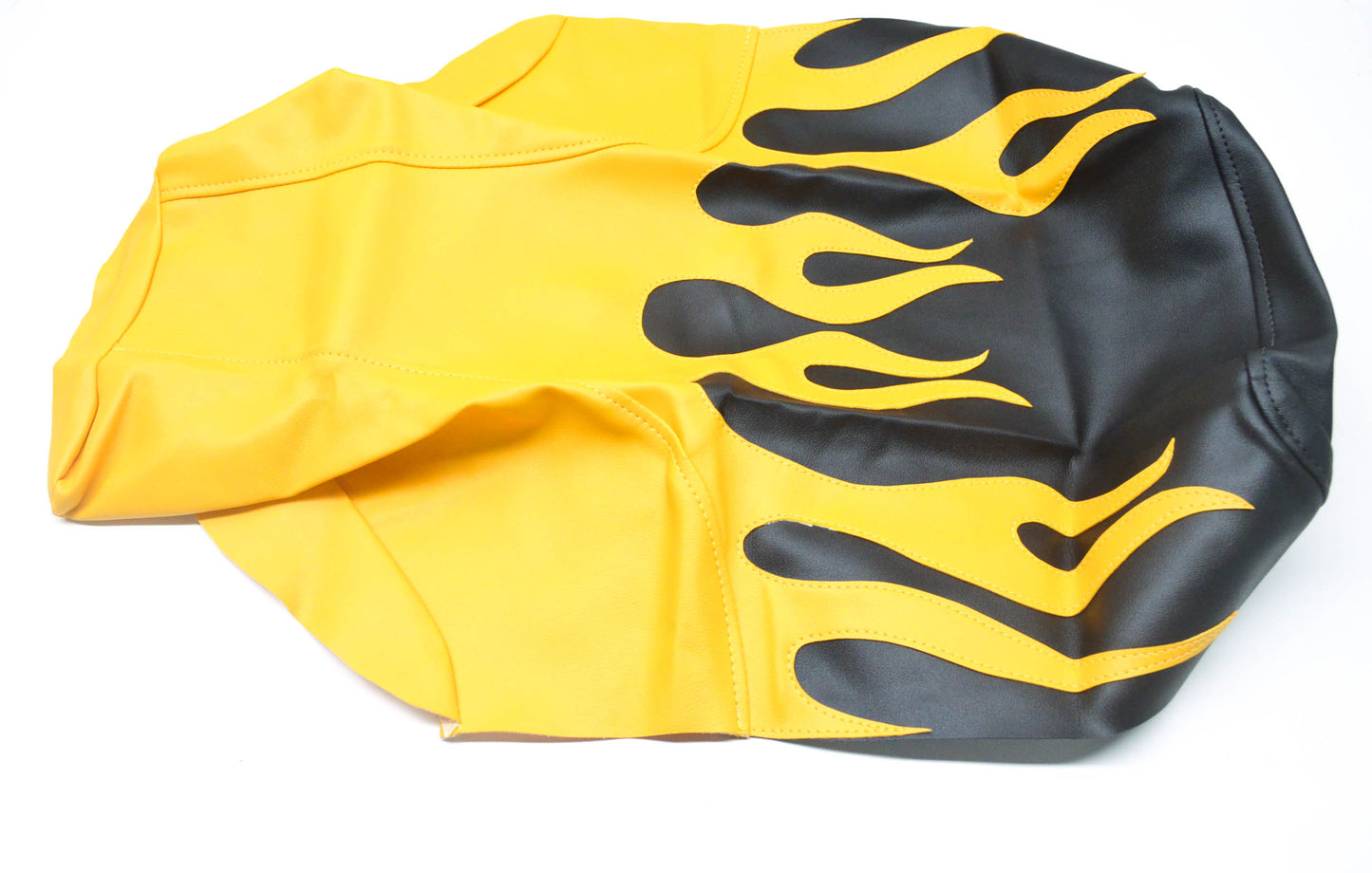 New Verde Powersports Honda 300EX Yellow Flame Seat Cover NOS