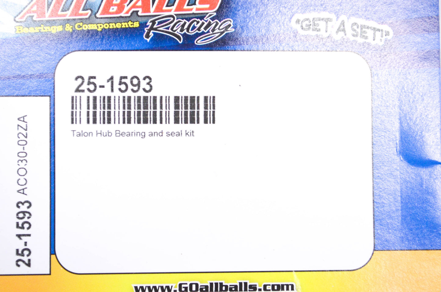 Moose Racing 25-1593 Talon Hub Bearing & Seal Kit NOS