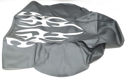 Verde Powersports Polaris Scrambler Silver Flame Seat Cover NOS