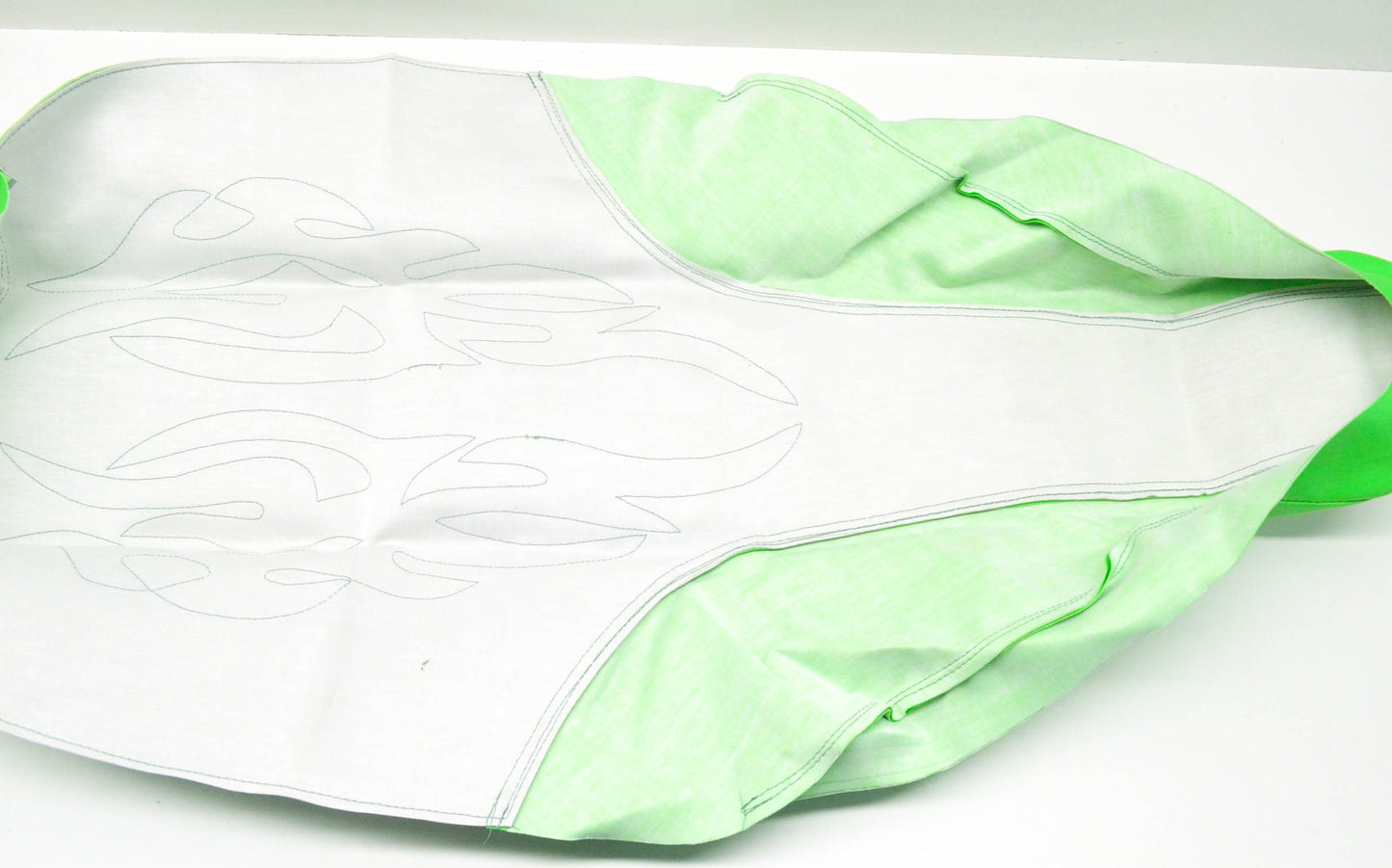 New Verde Powersports Kawasaki KFX700 V-Force Green Silver Flame Seat Cover NOS