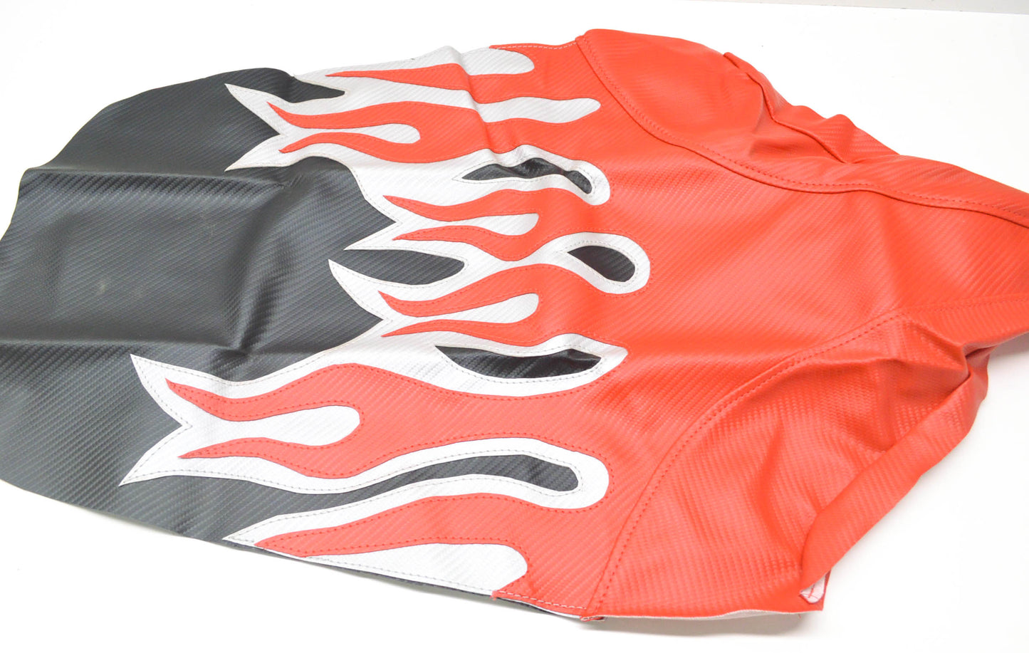 Verde Powersports Yamaha YFZ450 Red Flame Seat Cover NOS