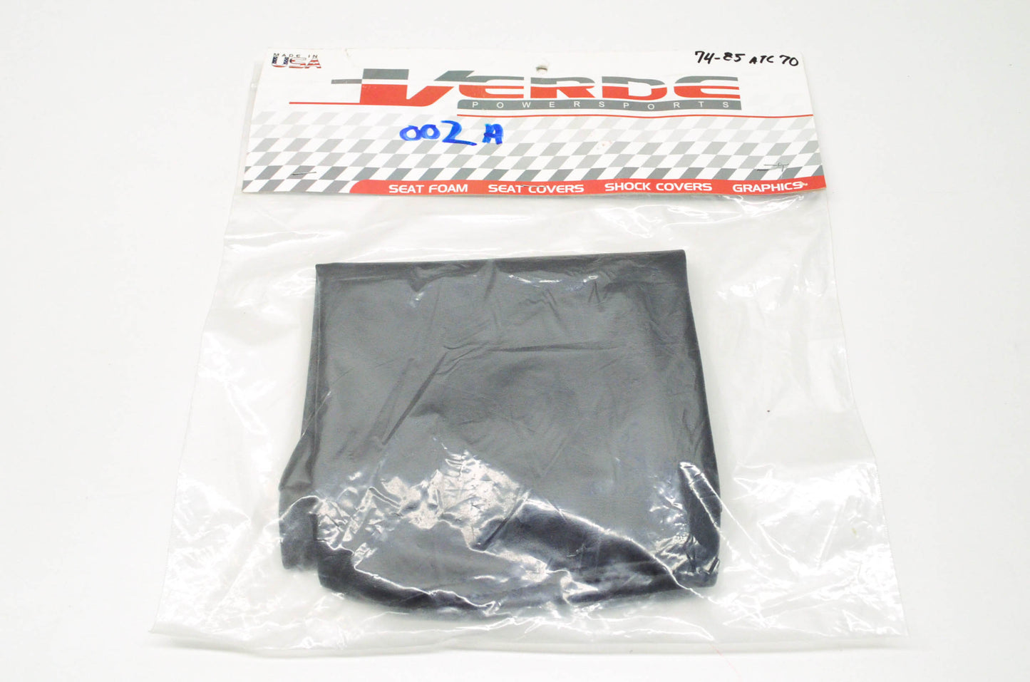Verde Powersports 002A 1974-1985 Honda ATC70 Black Seat Cover NOS