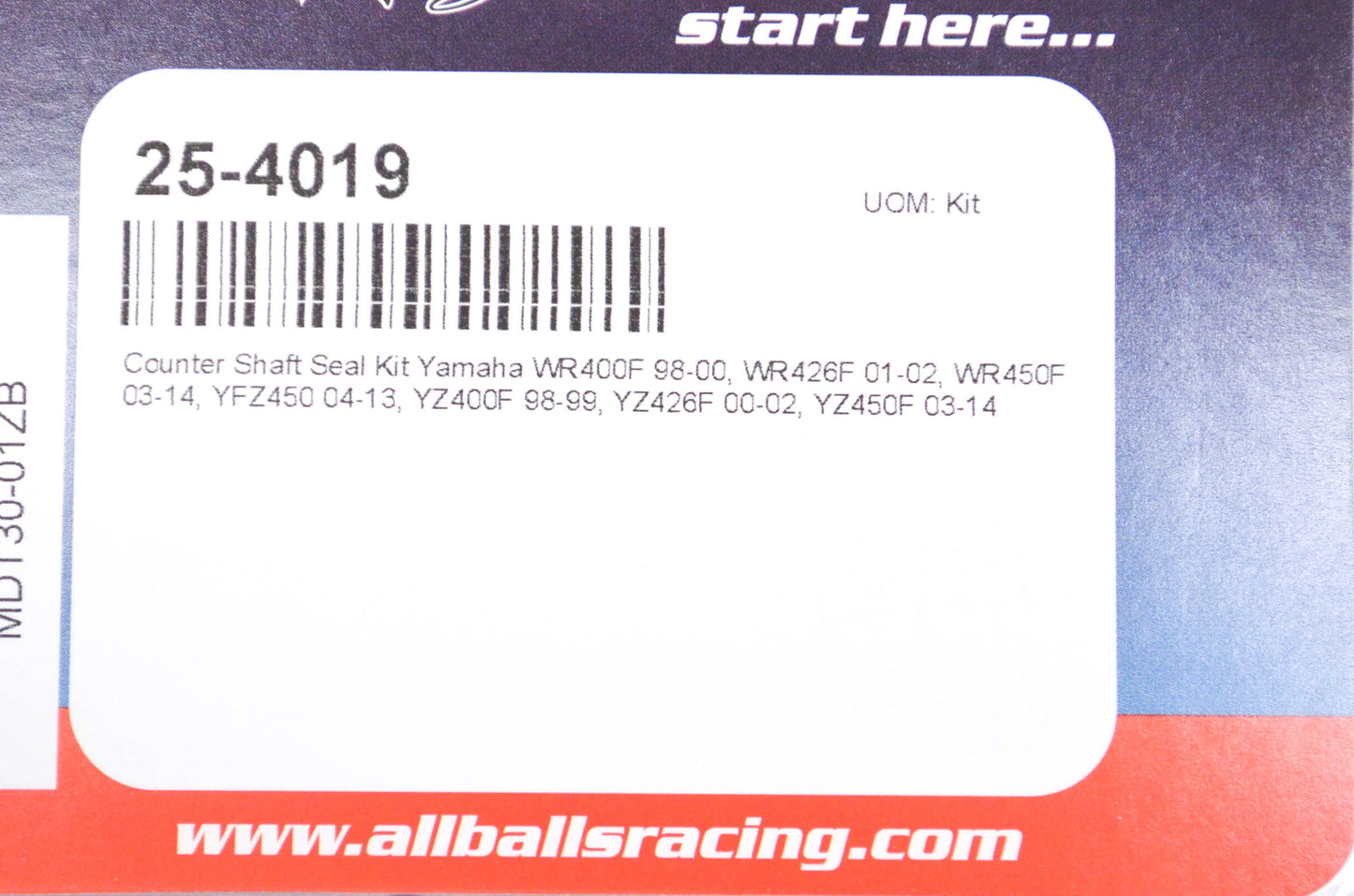 All Balls 25-4019 Counter Shaft Seal Kit