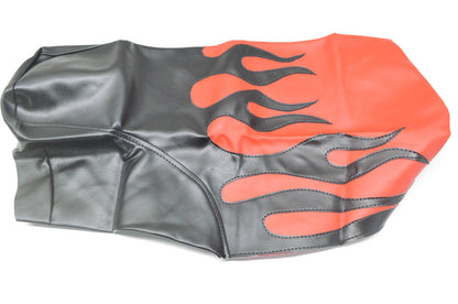 Verde Powersports Yamaha Blaster Red Black Flame Seat Cover NOS