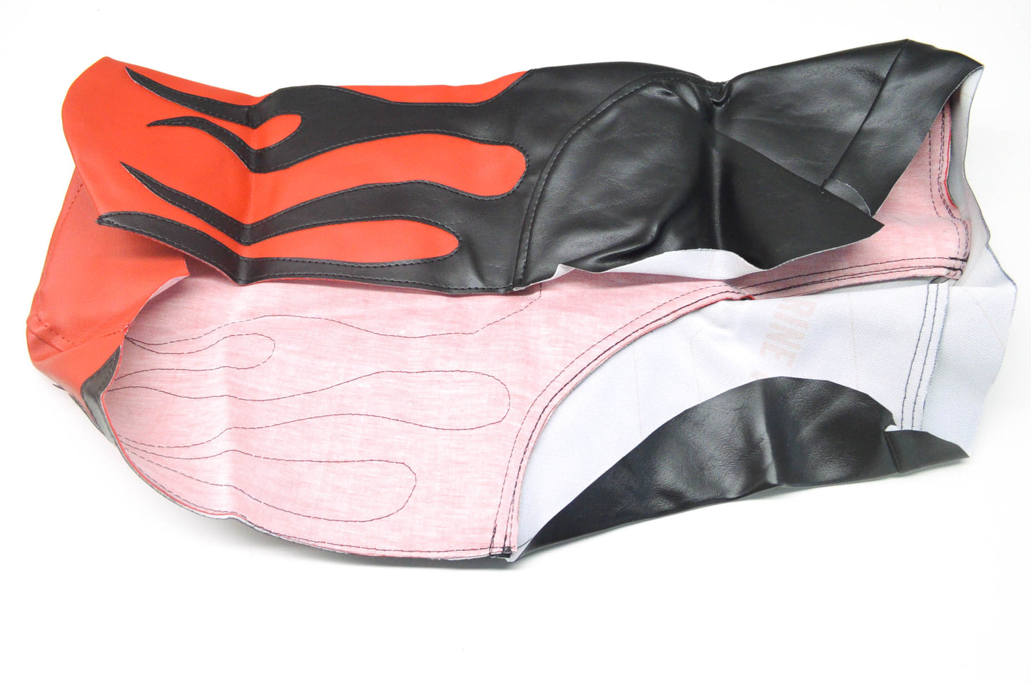 Verde Powersports Yamaha Blaster Red Black Flame Seat Cover NOS