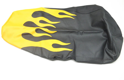 Verde Powersports Honda 450ES Yellow Flame Seat Cover NOS