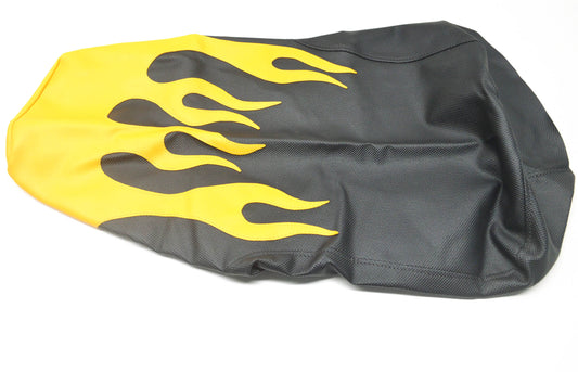 Verde Powersports Honda 450ES Yellow Flame Seat Cover NOS