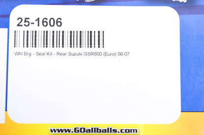 All Balls 25-1606, KSB30-02ZB Suzuki Rear Wheel Bearing Seal Kit NOS