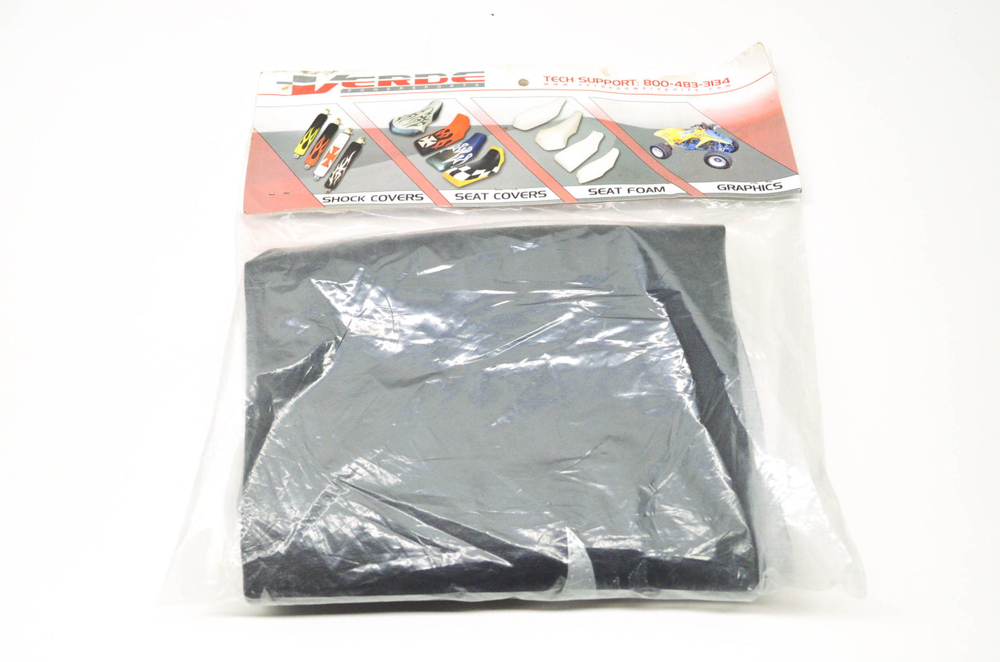Verde Powersports Suzuki Quad Runner 250 Silver Flame Seat Cover NOS