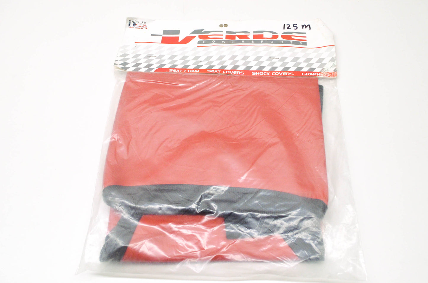 New Verde Powersports Honda ATC125M Red Black Seat Cover Honda 125M NOS