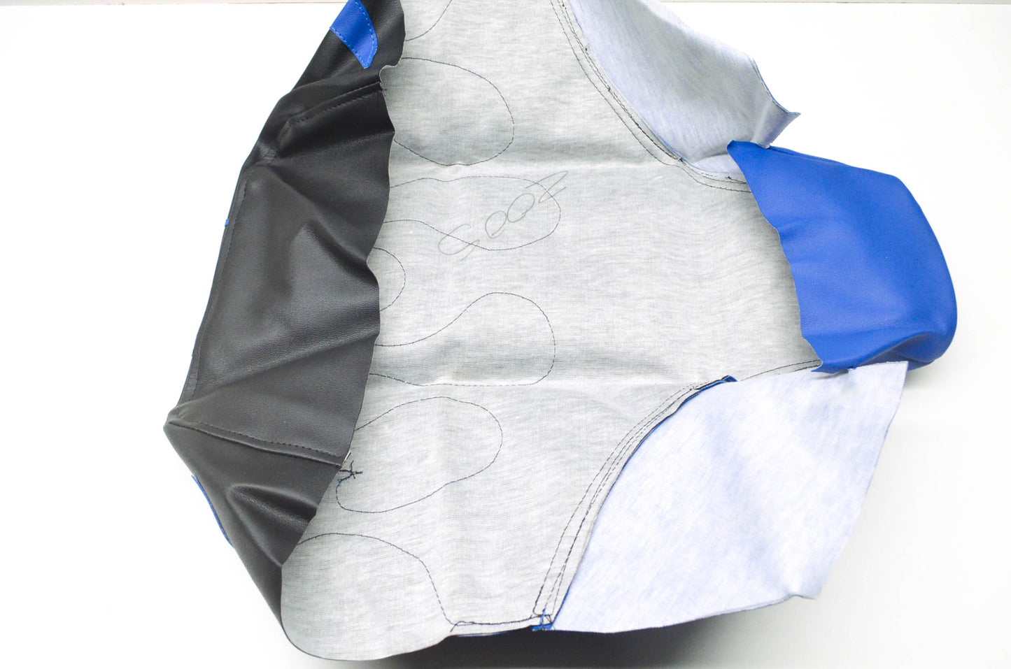 Verde Powersports Honda ATC200S Blue Flame Seat Cover NOS