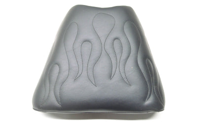 OEM Honda 1998-1999 CBR900RR Black Flame Stitch Rear Passenger Seat