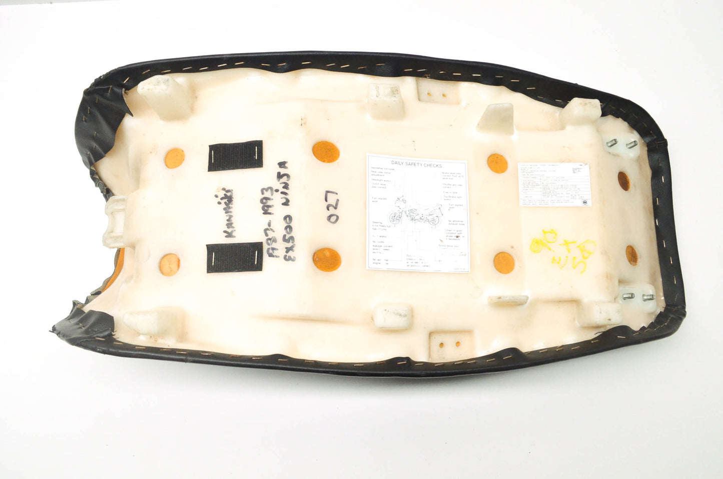 OEM Kawasaki 1987-1993 EX500 Ninja Black Seat