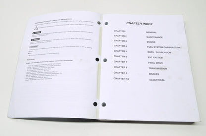 OEM Polaris 2001 Sportsman 400 500 Service Manual