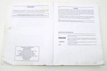 OEM Yamaha 1998-2001 Grizzly 600 Service Manual