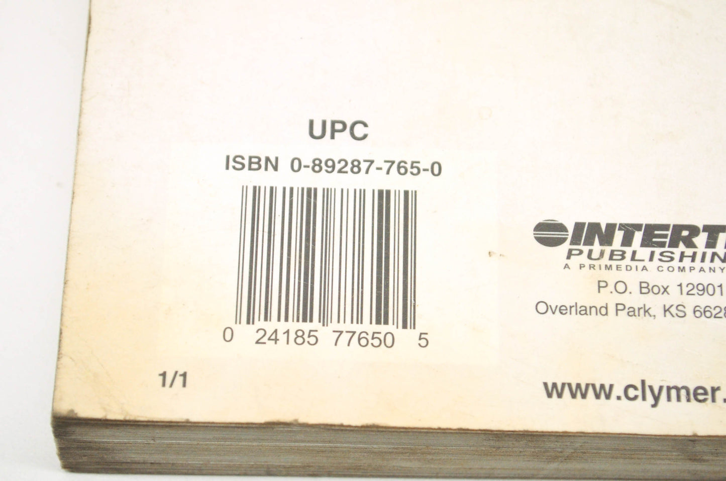 New Clymer 1987-2000 Kawasaki Mojave KSF250 Service Manual NOS