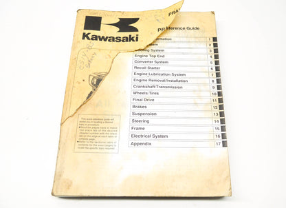 OEM Kawasaki 99924-1261-03 Service Manual KVF650A/B