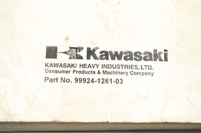 OEM Kawasaki 99924-1261-03 Service Manual KVF650A/B