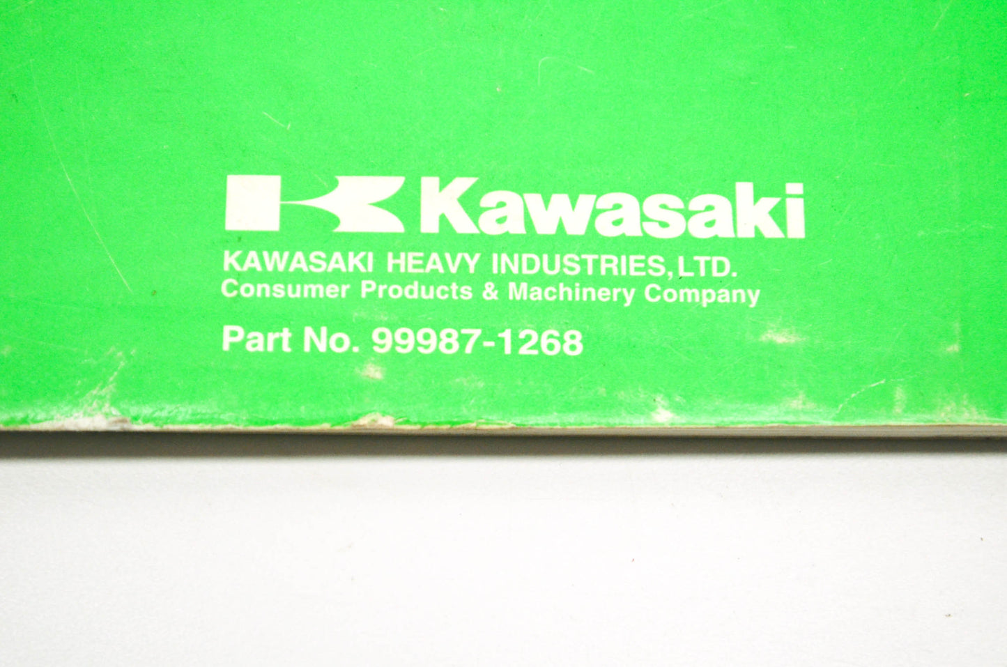 OEM Kawasaki 99987-1268 Owner's Manual KX250-N2