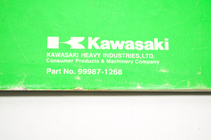 OEM Kawasaki 99987-1268 Owner's Manual KX250-N2