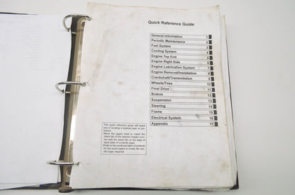 OEM Kawasaki 99924-1324-02 Service Manual KX250N