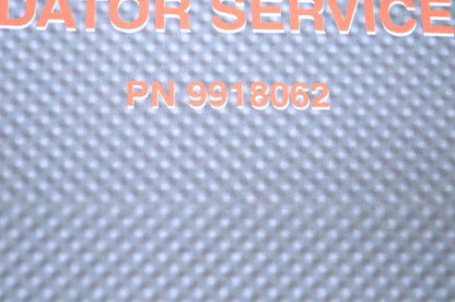 OEM Polaris 9918062 Service Manual 03/04 Predator 500