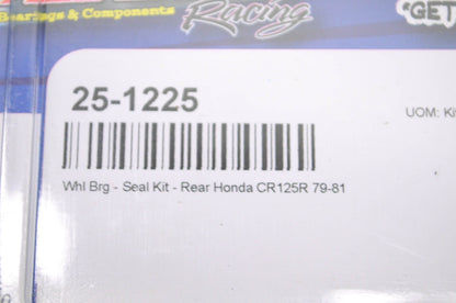 All Balls 25-1225, LSY30-02Q Honda Rear Wheel Bearing Seal Kit NOS
