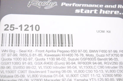 All Balls 25-1210 Front Wheel Bearing Seal Kit NOS