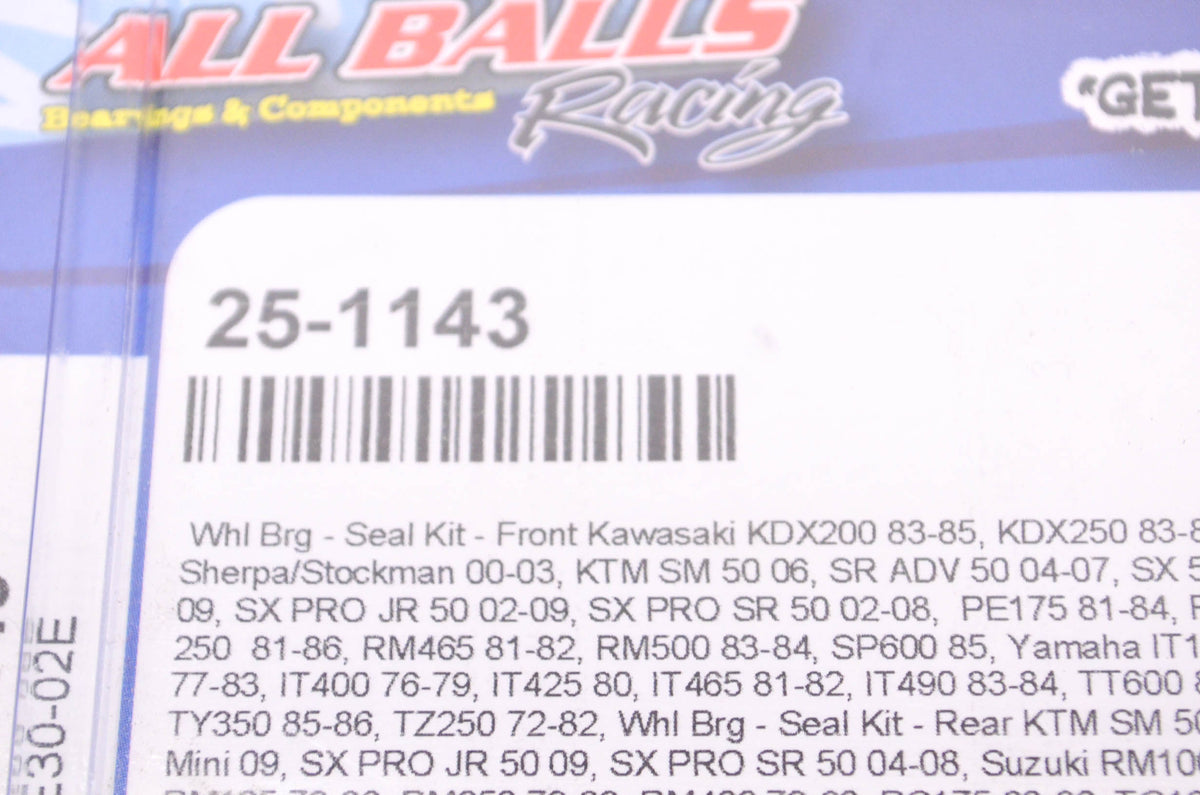 All Balls 25-1143 Kawasaki Wheel Bearing Seal Kit NOS