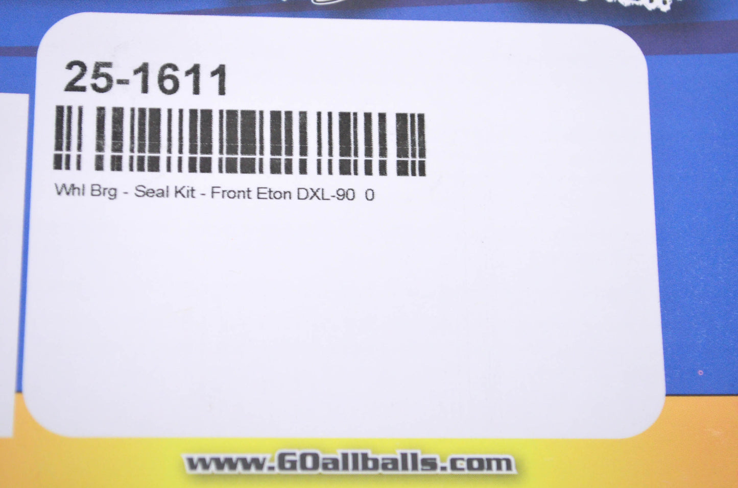 All Balls 25-1611, DRT30-021 Eton Front Wheel Bearing Seal Kit NOS