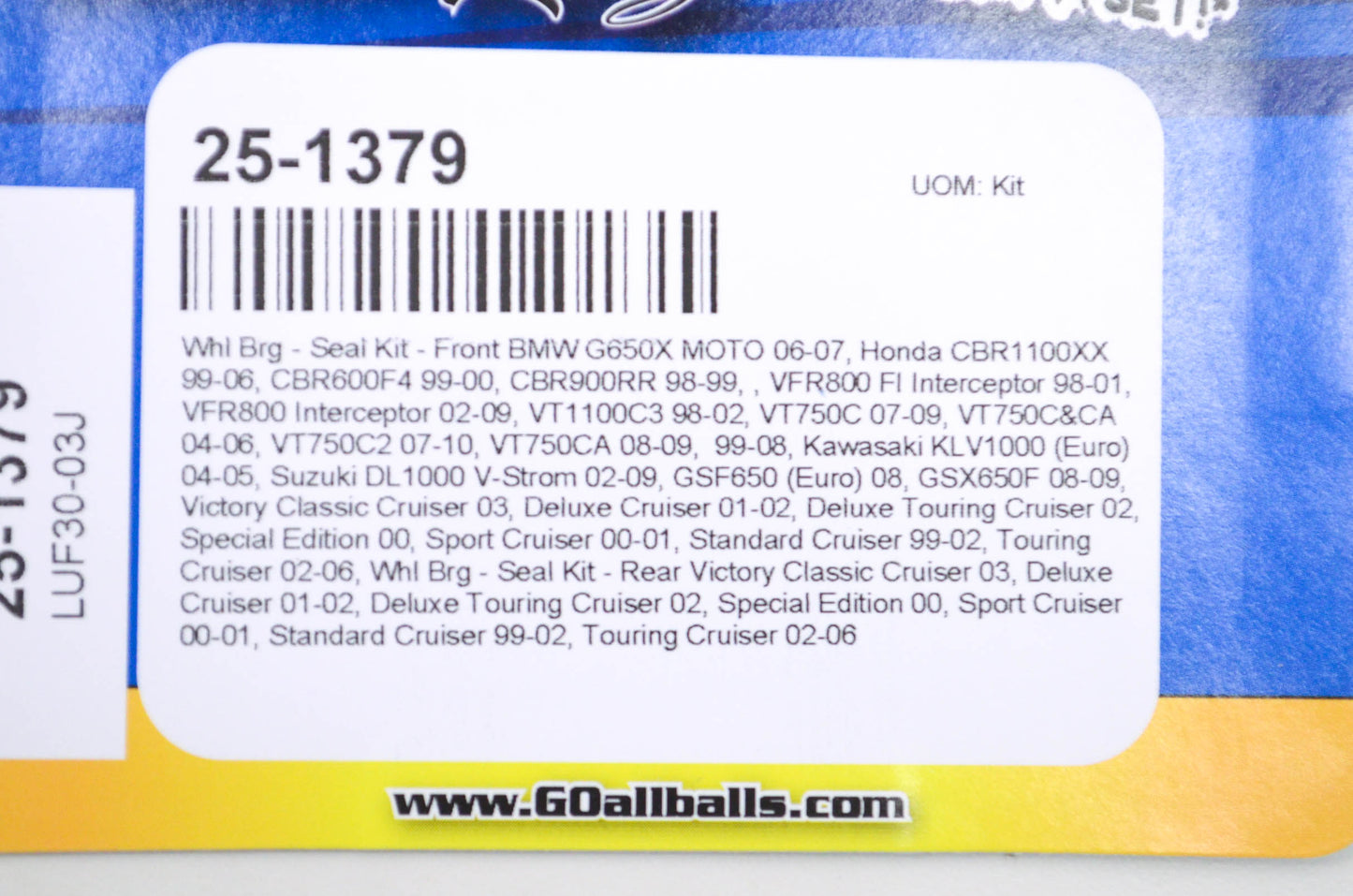 All Balls 25-1379 Wheel Bearing Seal Kit NOS