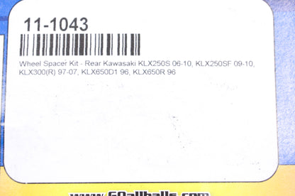 All Balls 11-1043 Kawasaki Rear Wheel Spacer Kit NOS
