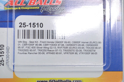 New All Balls Honda Wheel Bearing Seal Kit NOS
