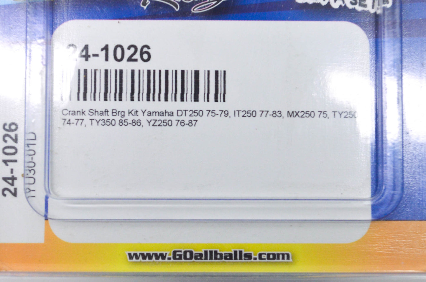 New All Balls Yamaha Crank Shaft Seal Kit NOS