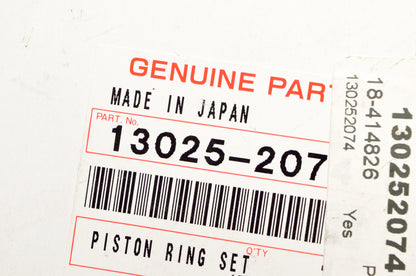 OEM Kawasaki 13025-2074 .50 Piston Ring Kit NOS