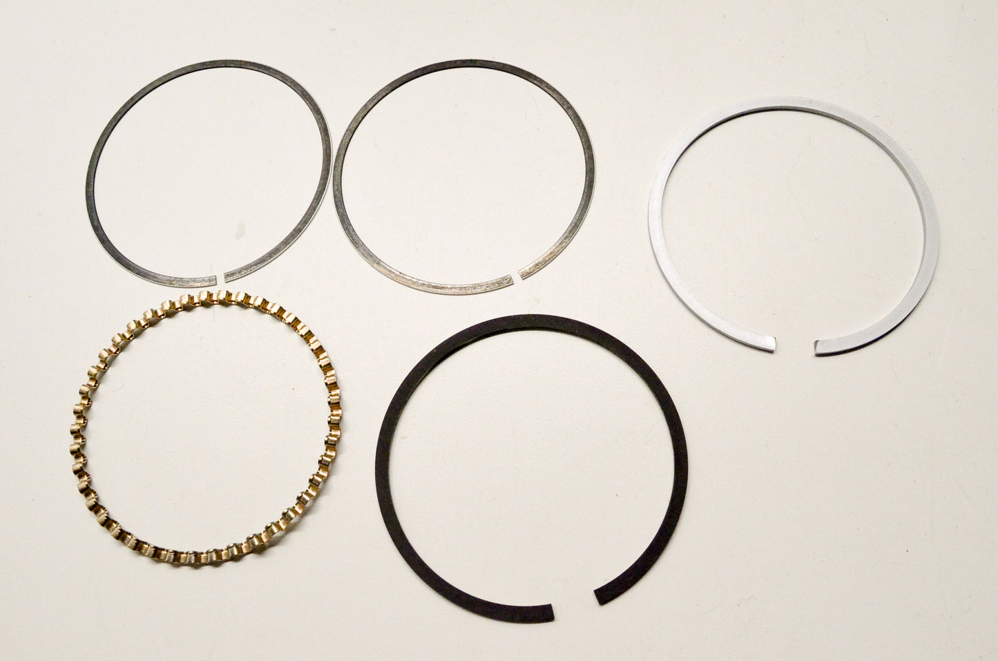 Aftermarket 7-03764, 45-108-06, 38-1057 Chrome Piston Ring Kit NOS