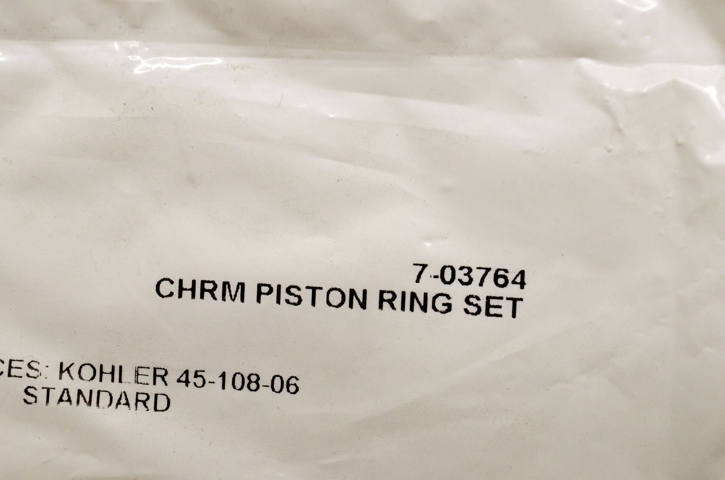 Aftermarket 7-03764, 45-108-06, 38-1057 Chrome Piston Ring Kit NOS