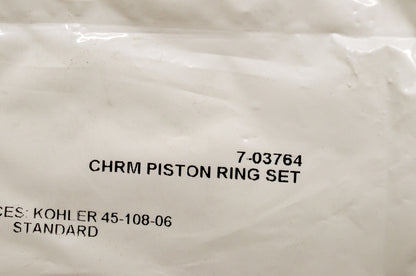 Aftermarket 7-03764, 45-108-06, 38-1057 Chrome Piston Ring Kit NOS