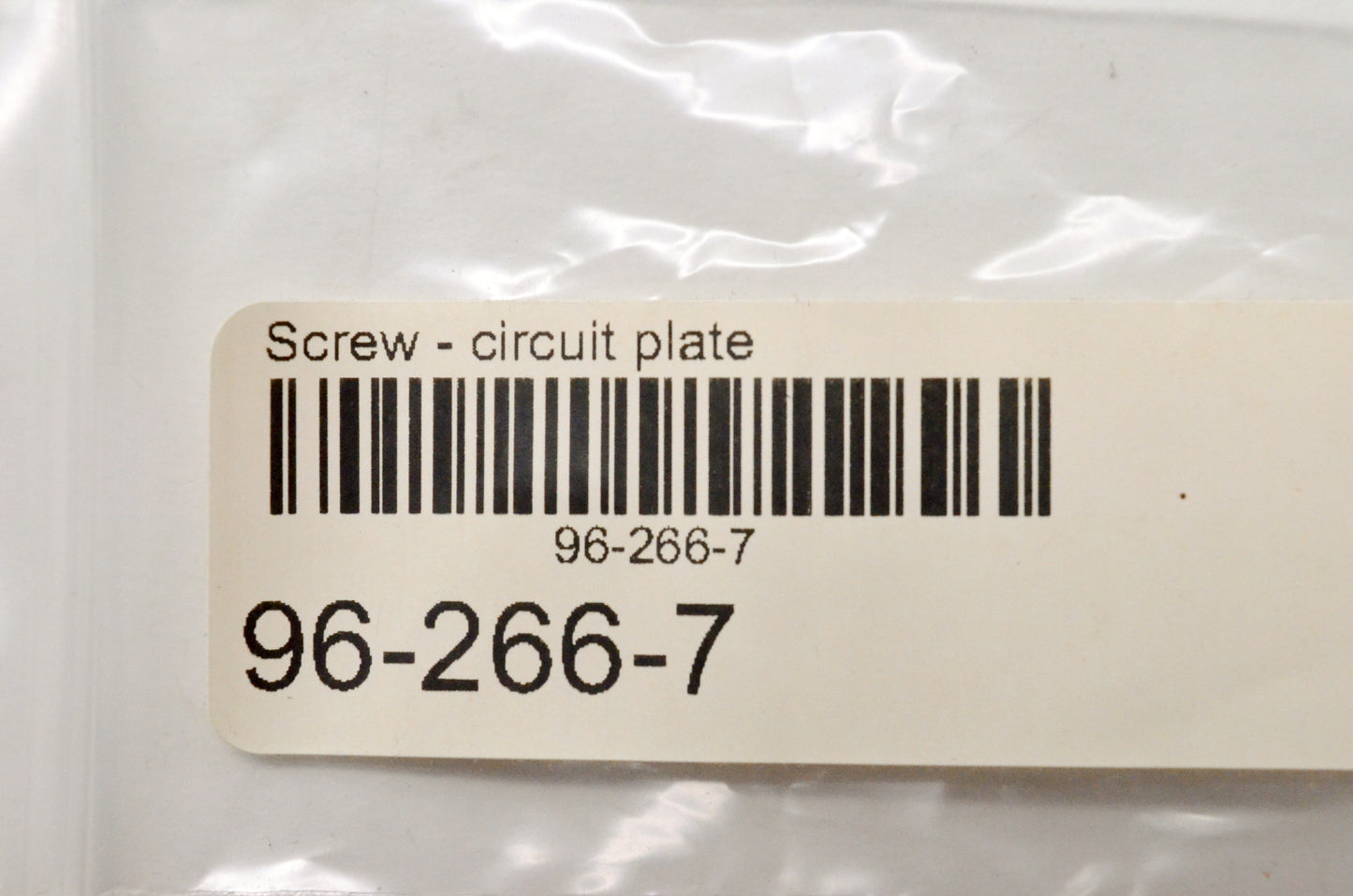 Aftermarket 96-266-7 Circuit Plate Screw NOS
