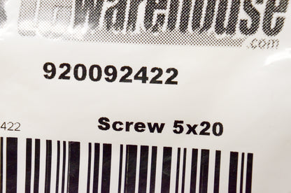 Tewarehouse 92009-2422 5x20 Screw NOS