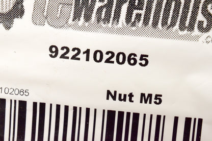 Tewarehouse 92210-2065 M5 Nut NOS