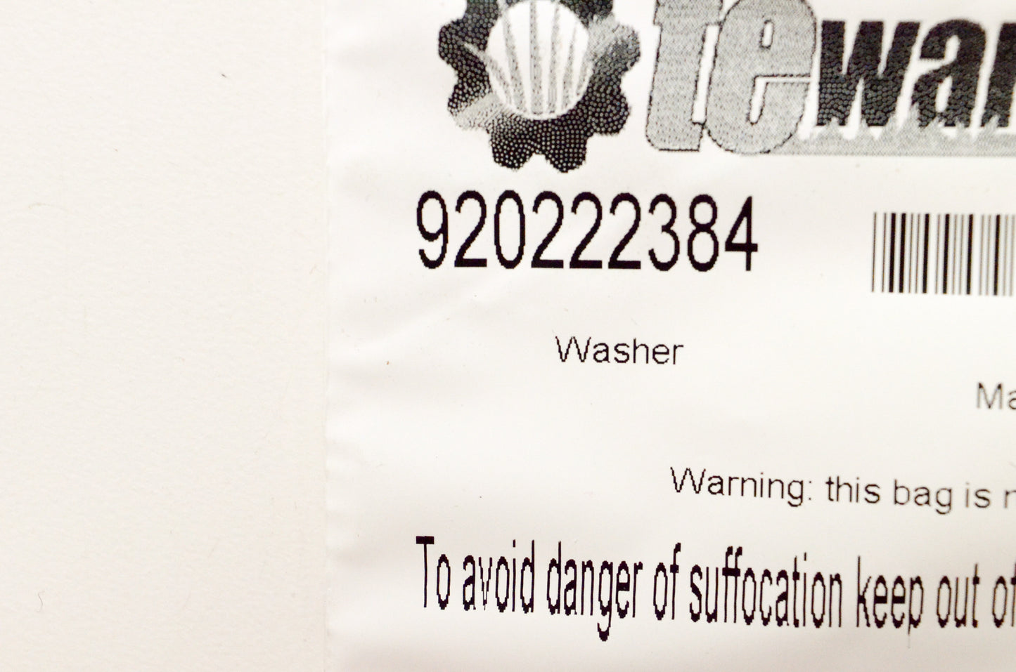 Tewarehouse 92022-2384 Washer NOS