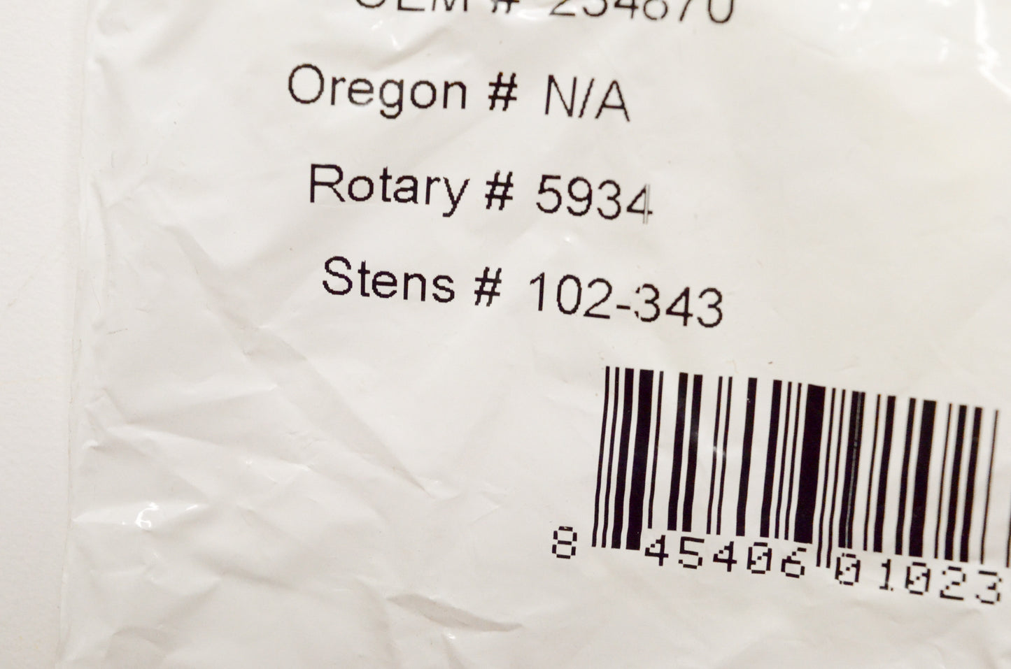 Dealer's Choice 102-343, 15-1209P, 234870 Air Filter QTY 2 NOS