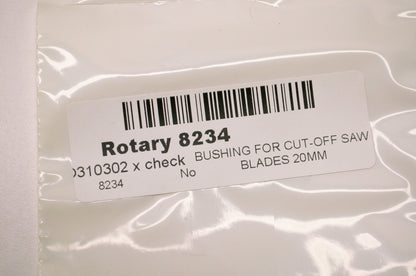 Rotary 8234 20mm Cut-Off Saw Blade Bushing NOS