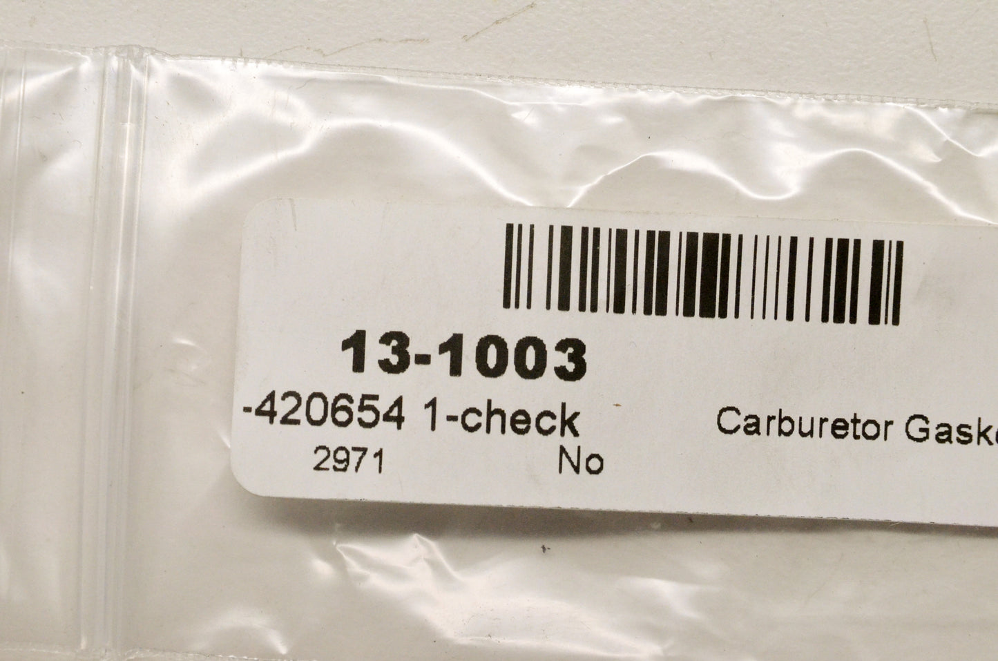 Aftermarket 13-1003, 2971, 4206342 Carburetor Gasket NOS